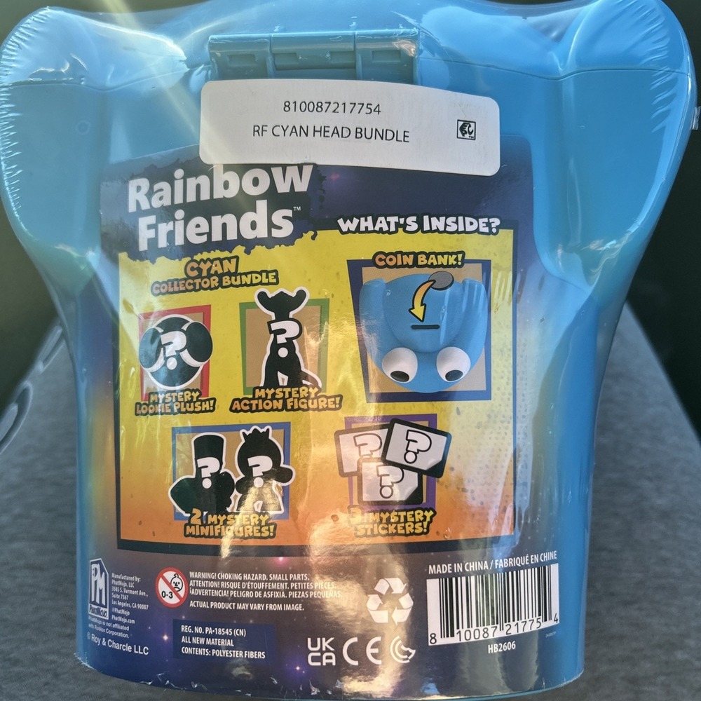 Rainbow Friends Cyan Collector Bundle 8 GREAT ITEMS Plush Figure NEW/ SEALED - Picture 2 of 7